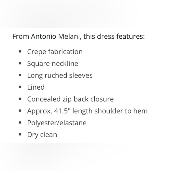 Antonio Melani Green Pine Ruched Puff Sleeve Midi Dress Size 2 NWT $199 - Picture 4 of 7